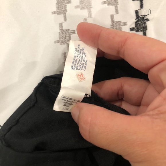 GAP stretch pants, hip slung fit pants by GAP black pants, dressy black pants - Picture 6 of 7